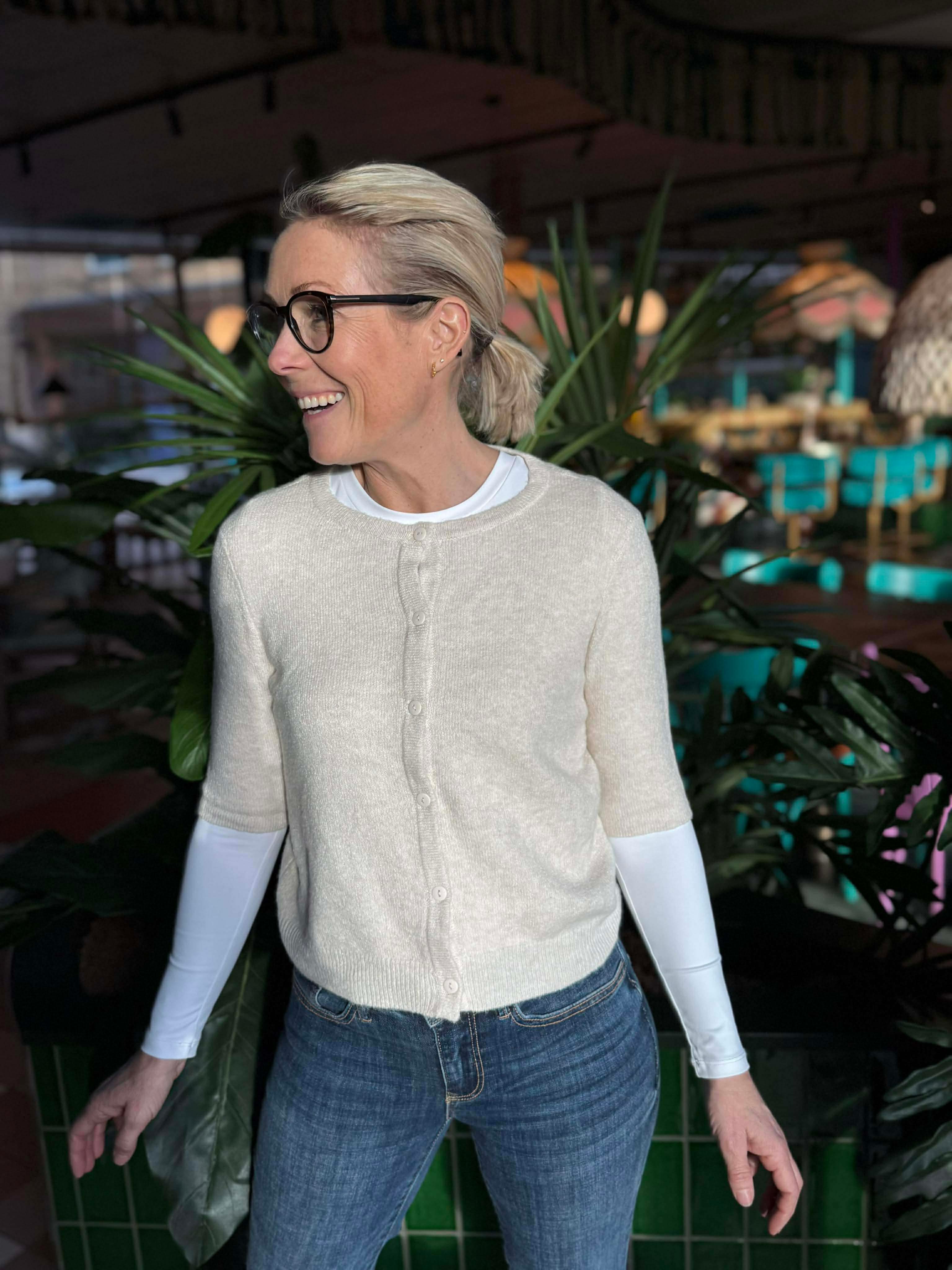 VMDOFFY Knit Cardigan - Birch